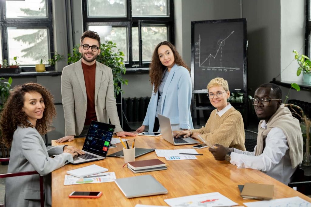 reunión de negocios